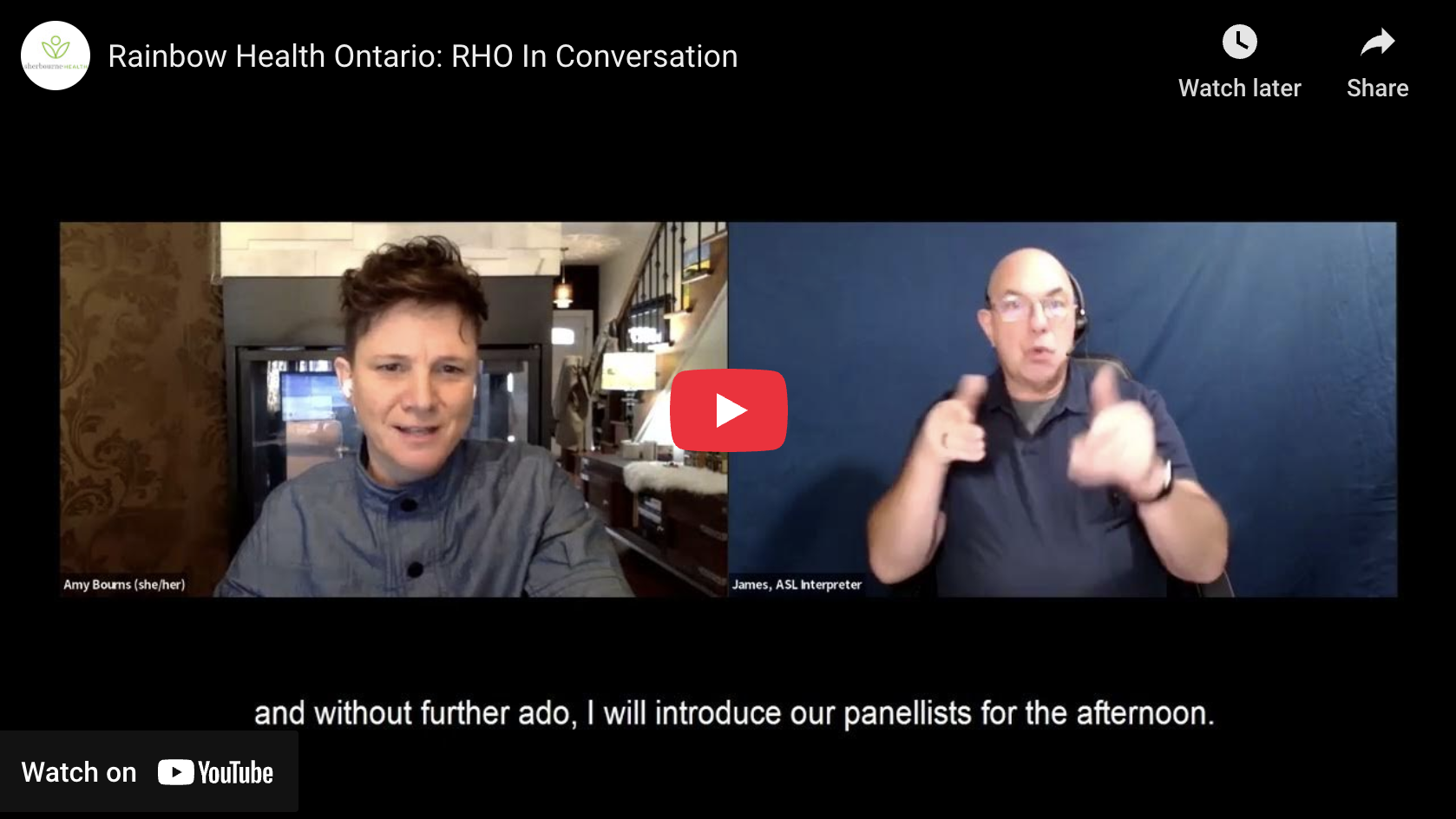 RHO In Conversation